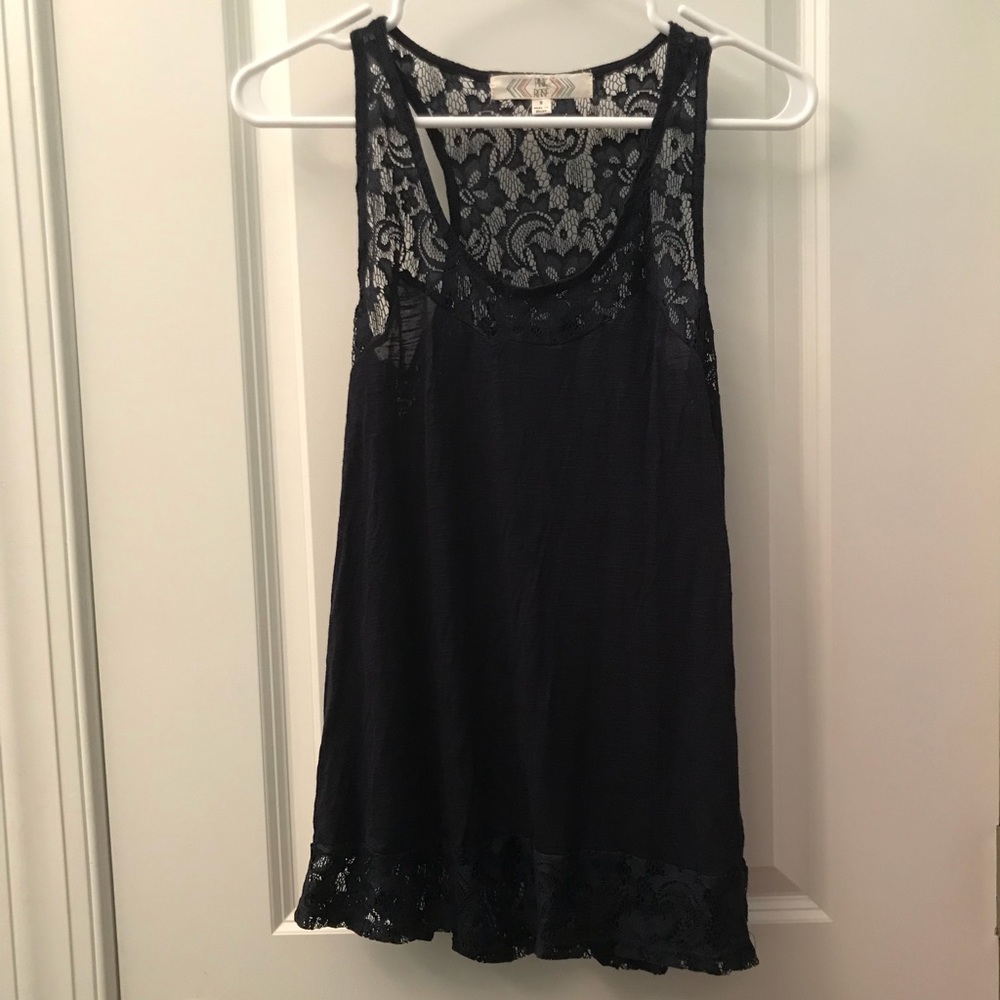 Lace tank top